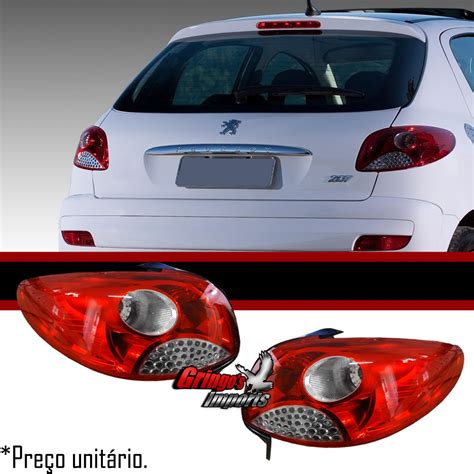 Lanterna Traseira Peugeot 207 Hatch L E R 141 99 Em Mercado Livre