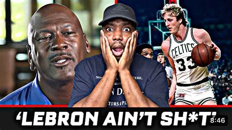 Why Michael Jordan Rates Larry Bird Over Lebron James Youtube