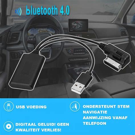 Bol Audi AMI MMI 2G High Bluetooth Music Muziek Streaming Adapter