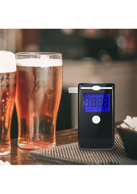 Ta Nabilir Dijital Nefes Alkol Test Cihaz Do Ruluk Breathalyzer Led