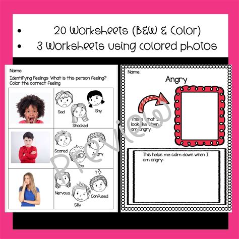 Identifying Feelings Worksheets Identifying Feelings And Emotions