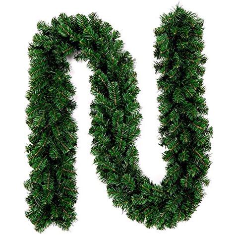 Intergreat Christmas Garland Decorations 8.9 Ft Unlit Christmas