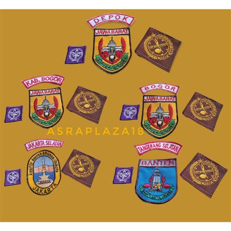 Jual Badge Bet Atribut Pramuka Putra Kwartir Jawa Barat Banten Dan