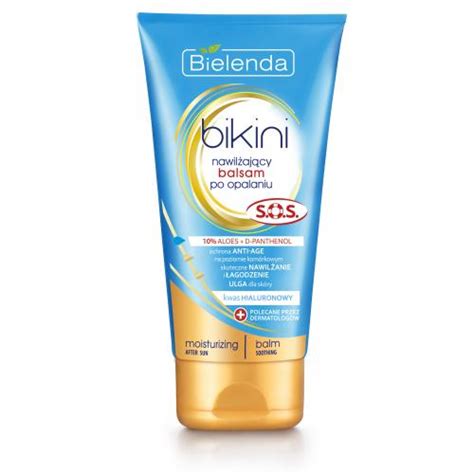 Bielenda Bikini Nawilżający balsam po opalaniu S O S cena opinie recenzja KWC
