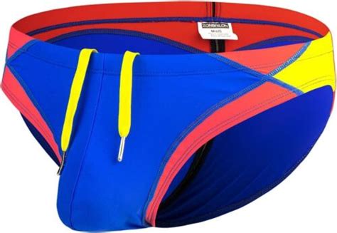 Men S Swim Briefs Swimsuits Soft Pouch Bikini Swimsuit With Drawstring Low Rise Ebay