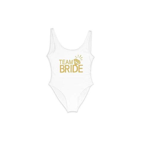 Gyios Bikini Triangolo Donna Team Bride One Piece Costume Da Bagno Festa Di Bachelorette Sexy