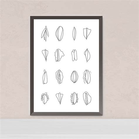 Vagina Print Vagina Poster Vagina Wall Art Erotic Prints Etsy