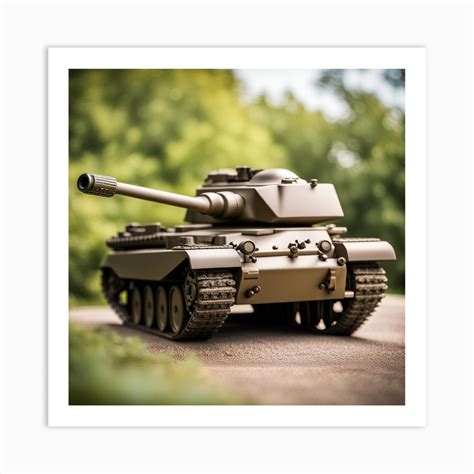 Tiger Tank 1 Art Print by Brandon - Fy