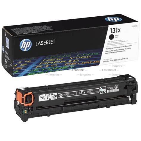 Оригинальный HP CF210X, картридж черный, № 131X - купить