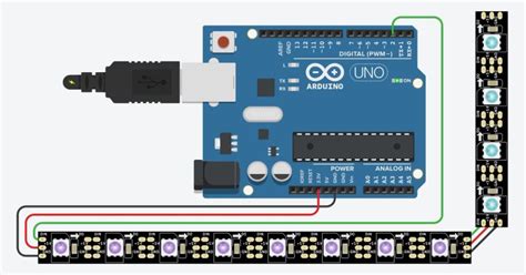 Neopixel Addressable Rgbs Leds Strip With Arduino