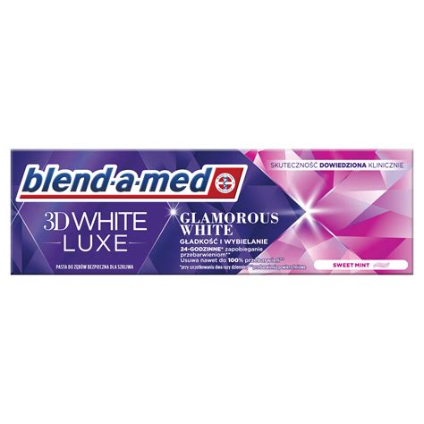 Blend A Med 3d White Luxe Glamorous White Pasta Do Zębów 75 Ml 14655260577 Allegropl