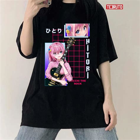 Guitarist Hitori Bocchi Bocchi The Rock Unisex T Shirt Teeruto