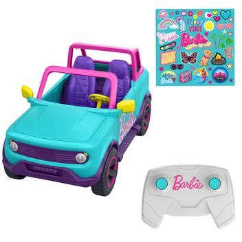 RC SUV Hot Wheels Barbie Adesivos Para 2 Bonecas Barbie Carrinho