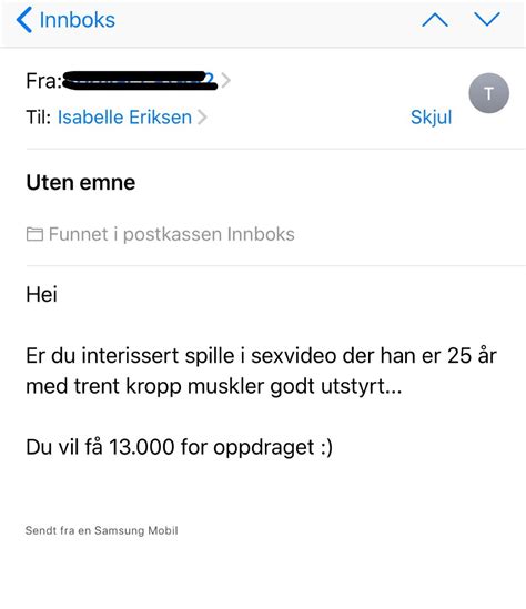 Isabelle Eriksen Spille Inn SEX VIDEO