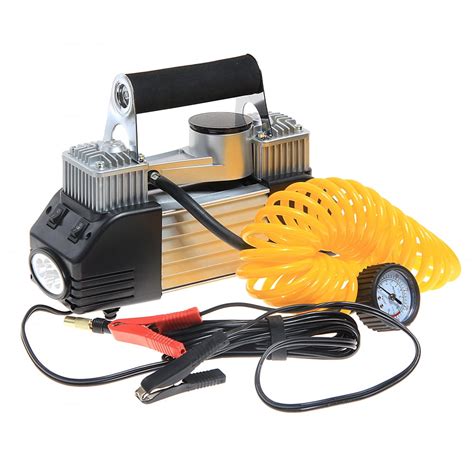 Поршневой компрессор 150PSI 70л/мин, 25A 12V двухцилиндровый MEGAPOWER ...