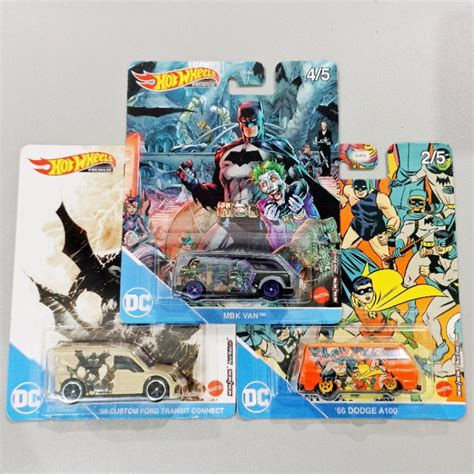 Hot Wheels Batman Dodge A Personalizado Ford Transit Mbk Van Paquete Shopee M Xico