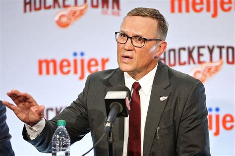 Red Wings’ Steve Yzerman addresses trades, top prospects, coaching ...