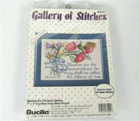 Bucilla Counted Cross Stitch Kit Gallery Of Stitches Religious Mathew