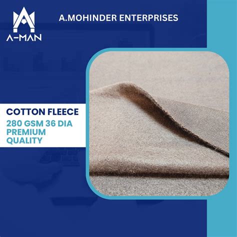 Cotton Fleece Fabric GSM 250 300 At Rs 415 Kg In Ludhiana ID