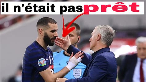 Didier Deschamps enfin parle du départ de benzema possible retour