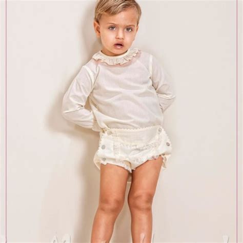Conjunto Niño Nude Conjuntos para niños BY MARÍA HURTADO