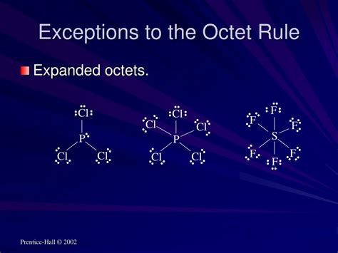 expanded octet chart