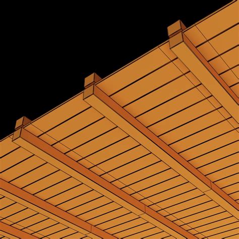 Beam Decor Wall N3 3d Model For Vray Corona