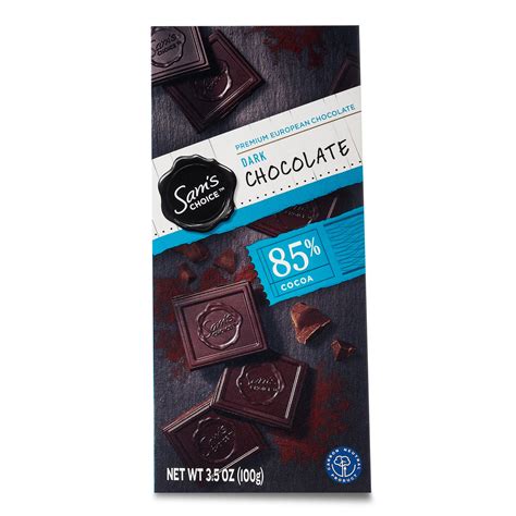 Sam's Choice 85% Cocoa Dark Chocolate Bar, 3.5 oz - Walmart.com