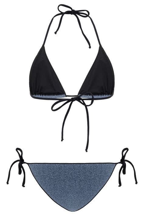 Bebek Mavisi Simli Bikini Tak M