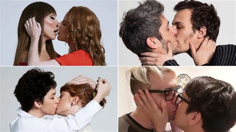 Besos Y Amor Las Fotos De Los Famosos Por El D A Internacional Del Orgullo Gay Infobae