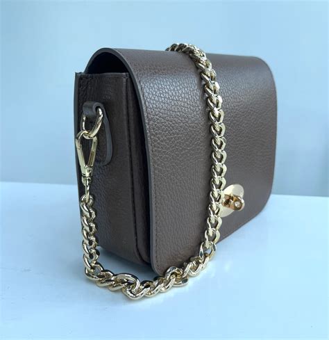 Short Gold Chain Bag Strap 11mm Alices Wonders Uk