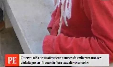 Cajamarca niña de 10 años embarazada tras ser violada por familiar