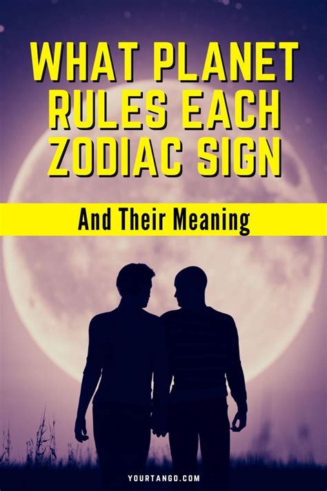 The Ruling Planets In Astrology + How They Affect Each Zodiac Sign ...