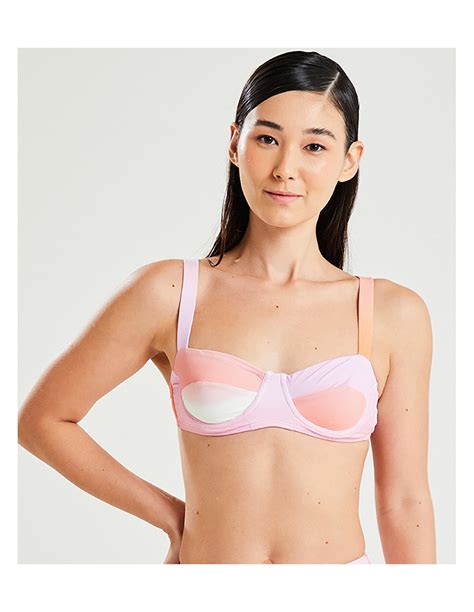 Parte De Arriba De Bikini Top Astros Degrade Sunrise Marca EMI