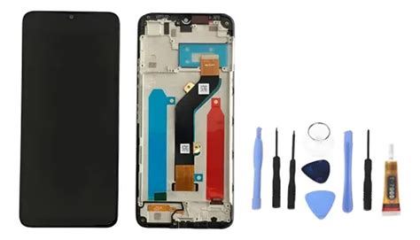 Tela Frontal Para Infinix Hot I X C Aro Kit Chave Cola Parcelamento Sem Juros