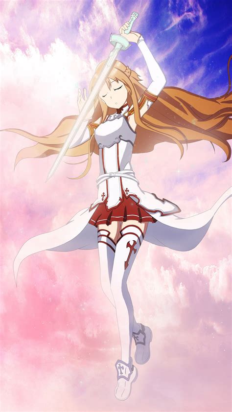 Asuna Wallpaper Iphone 1280x2120 Asuna Yuuki Sword Art Online Sword Art Online Iphone