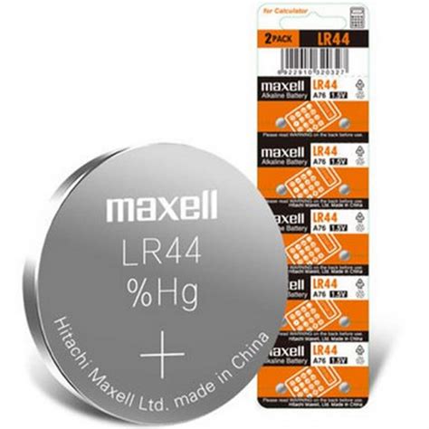 Maxell LR44 1 5V Alkaline Coin Cell Battery AG13 G13 A76 L1154