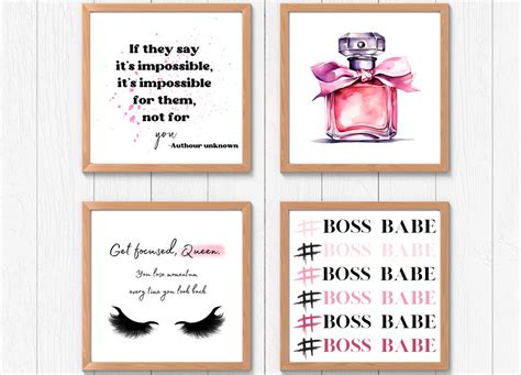 Printable Girl Boss Wall Art Boss Babe Print Boss Babe Wall Art Girl Boss Wall Decor Girl