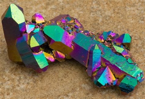 Aura Crystals Rainbow Quartz Cluster Auracrystals