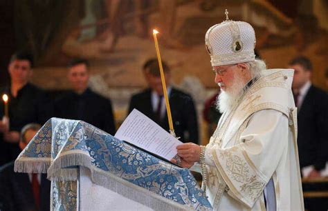 Russland Patriarch Kyrill leitet Trauergottesdienst für Wladimir