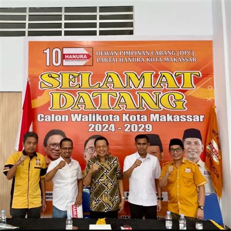 Daftar Di Hanura Andi Seto Asapa Tunjukkan Siap Bertarung Di Pilwakot