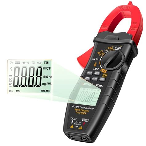 ANENG ST192 Digital Clamp Meter AC DC Current True RMS Multimeter