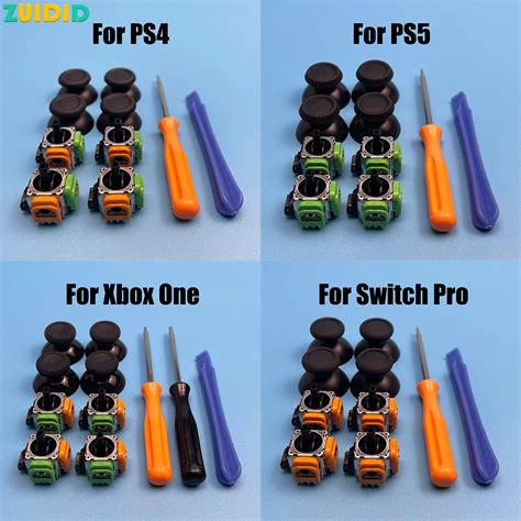 Kit De Reparaci N Para Mando De Xbox One Ps Ps D Efecto Hall Anal Gico