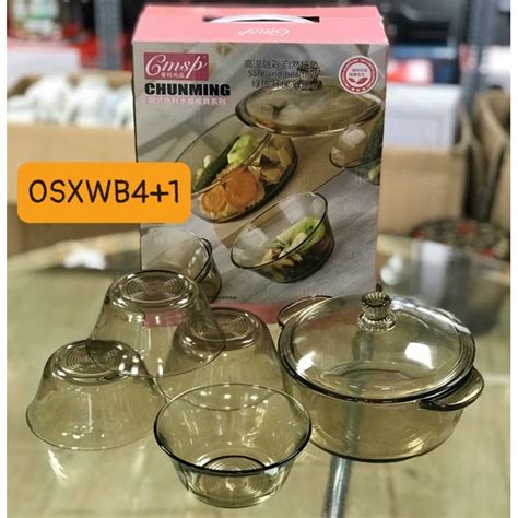 bộ thố thuỷ tinh hot hit 5 món Shopee Việt Nam