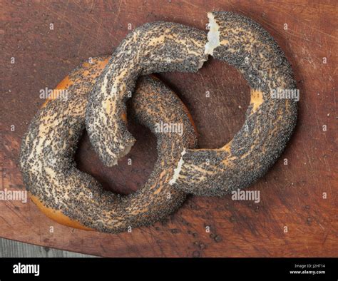 bublik  poppy seeds traditional russian bread stock photo alamy