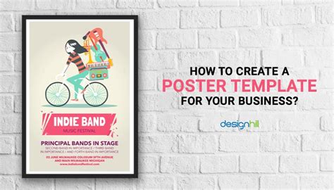 create  poster template   business
