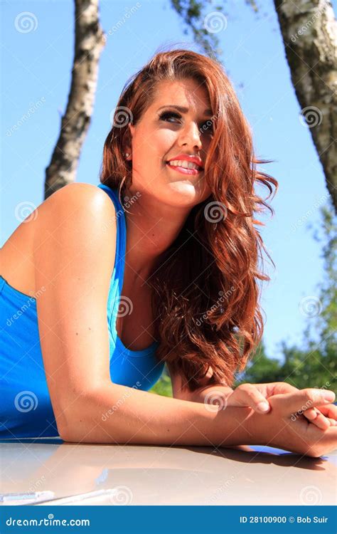 Dutch Brunette Girl Relaxing Editorial Image Image Of Model Brunette