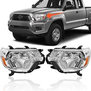 Supapro Par De Faros Delanteros Para Toyota Tacoma Sin