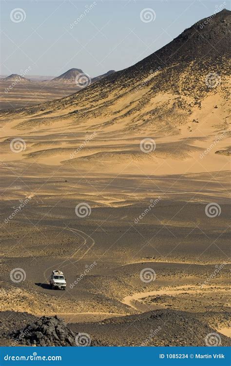 Egypt Black Desert Stock Photo Image Of Mountain Moon 1085234