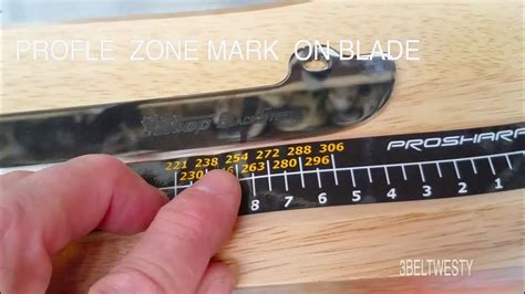 Hockey Skate Profiling Prosharp Quad 1 Template Youtube